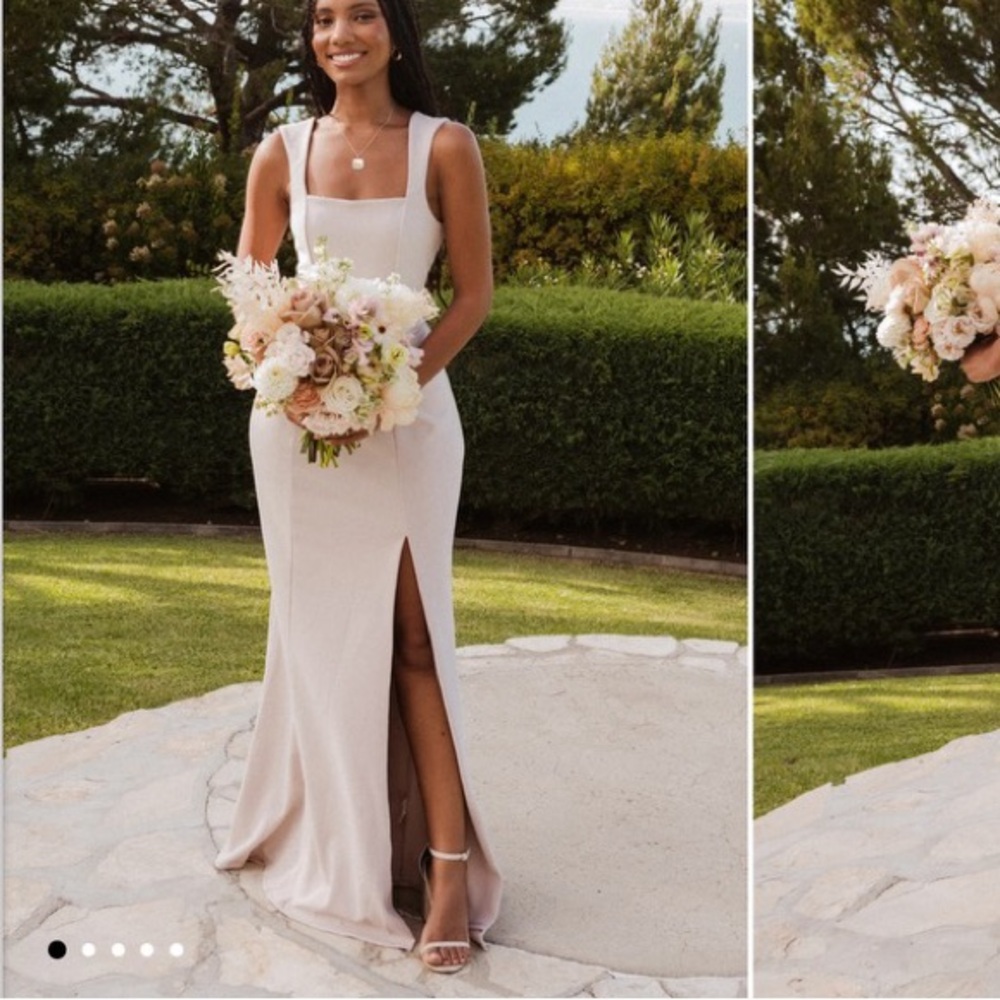 Show Me Your Mumu Paris Gown- color: show me the ring stretch